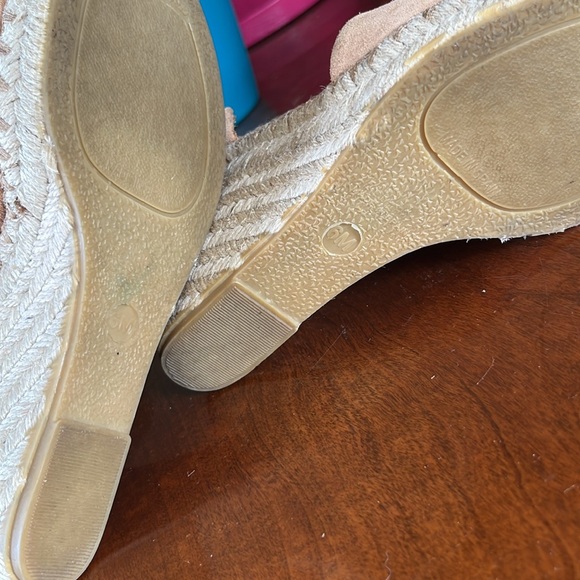 Vince Womens Suede Espadrille Wedge Sandals / 6 - Picture 4 of 5